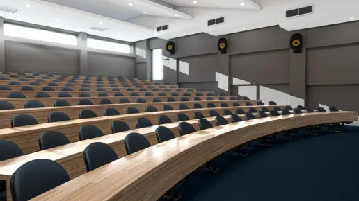 Empty classroom. GETTY