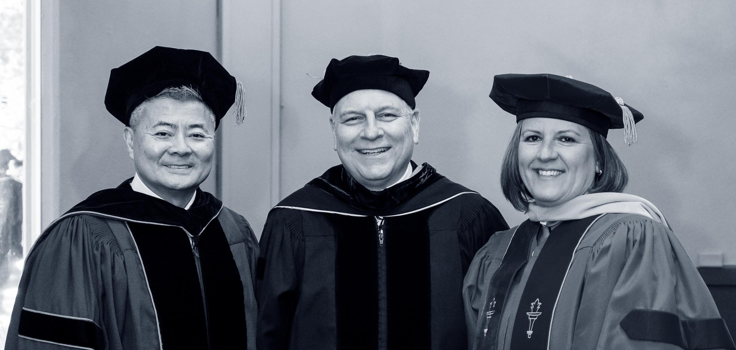 Leaders at commencement