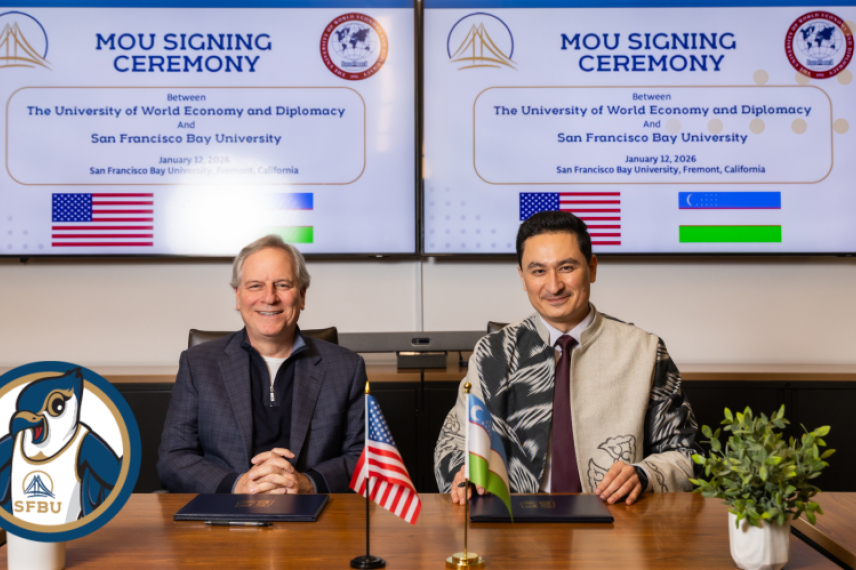 San Francisco Bay University and University of World Economy and Diplomacy Sign Memorandum of Understanding