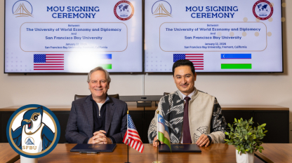 San Francisco Bay University and University of World Economy and Diplomacy Sign Memorandum of Understanding