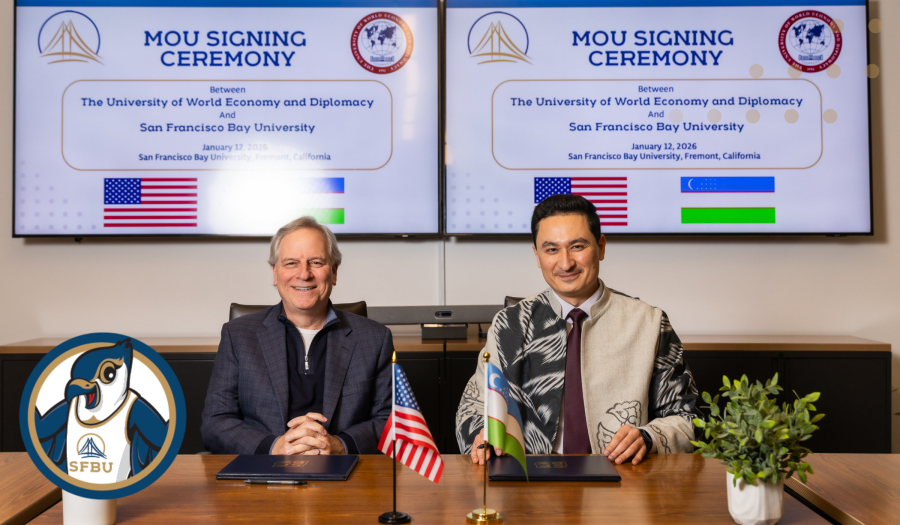 San Francisco Bay University and University of World Economy and Diplomacy Sign Memorandum of Understanding